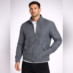 Five Four 100% Linen Chicago Flight Bomber Jacket